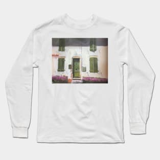 French House in Summer Long Sleeve T-Shirt